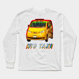 NYC Taxi- Retro Long Sleeve T-Shirt